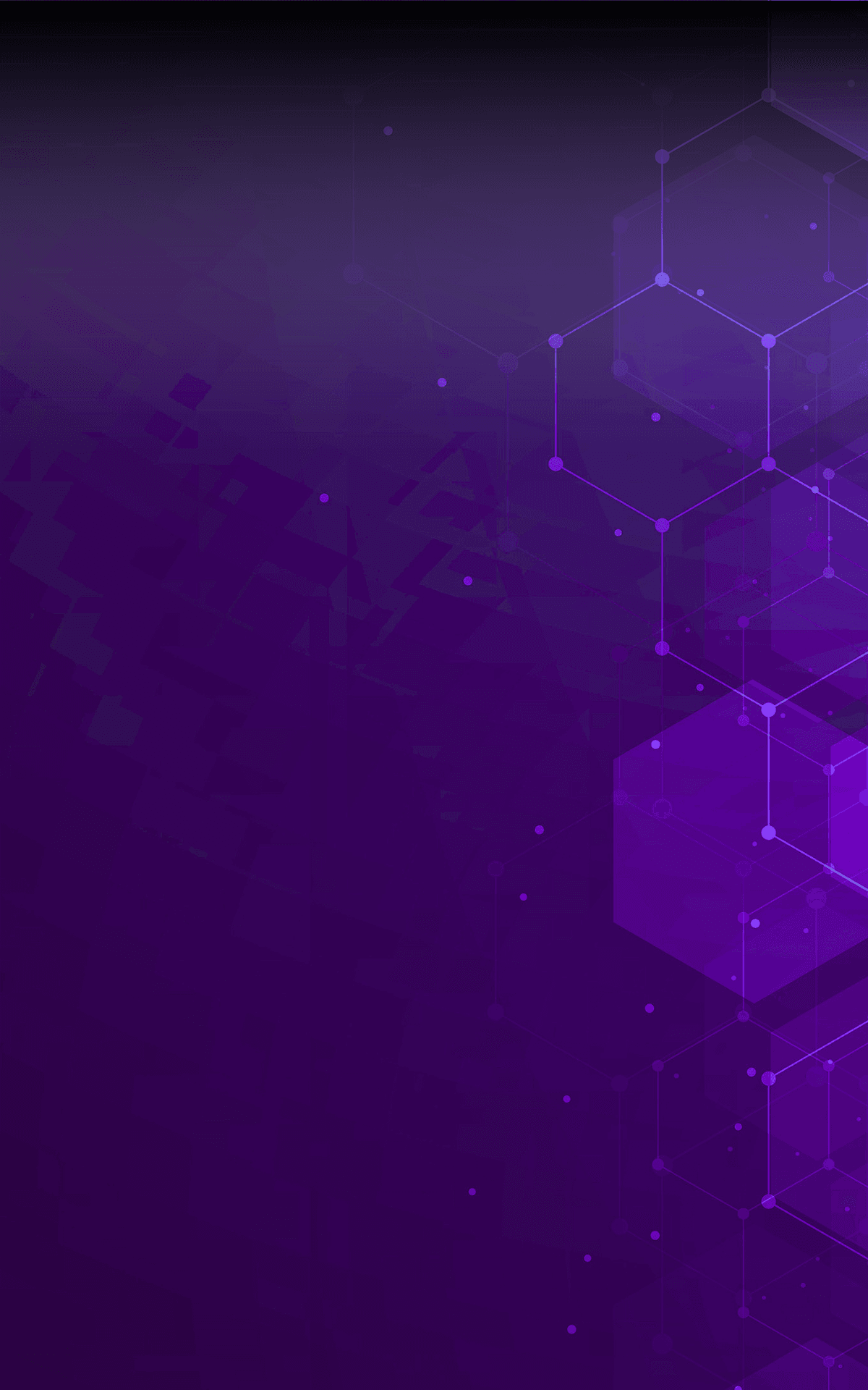 Blue hexagon technology background